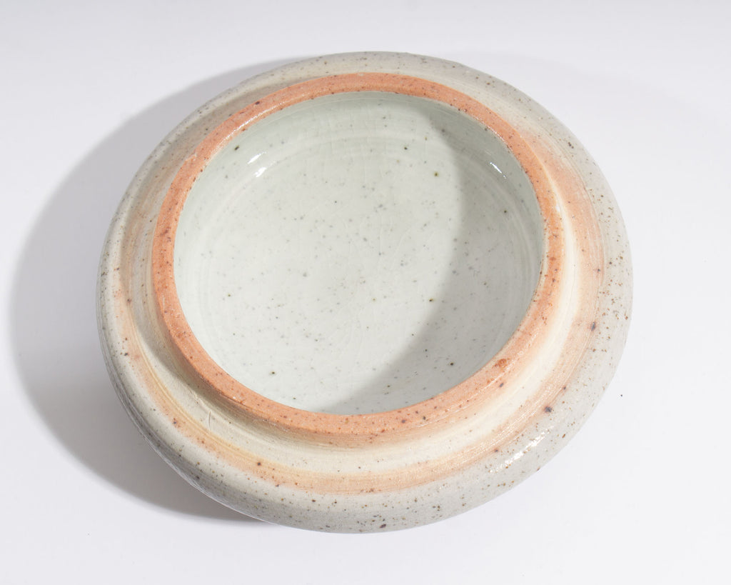 June Skowronski Onesti “Circle with Ripple” Studio Pottery Canister
