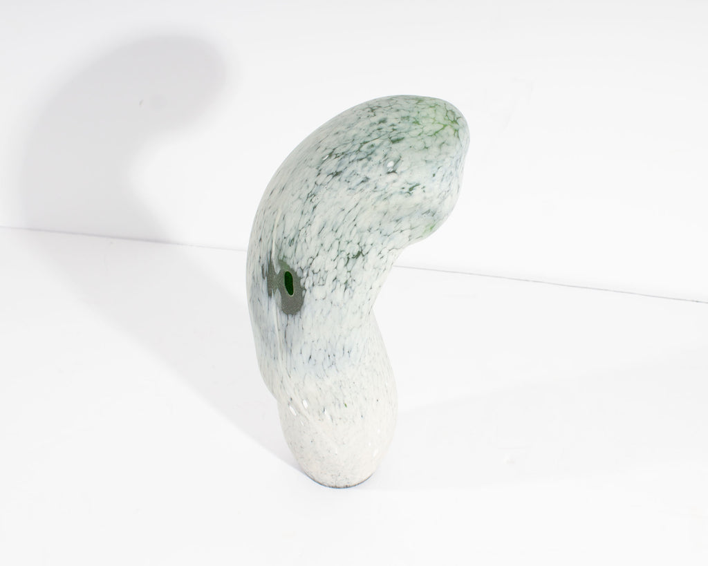 Katherine Garrity Signed "Fulgarite Artist" Biomorphic Art Glass Sculptures