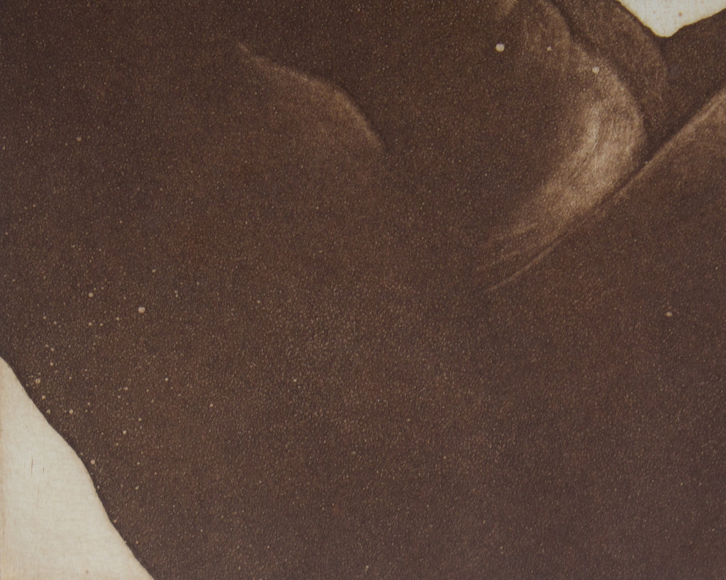 Robert Ray 1970s Aquatint Print of a Nude Figure