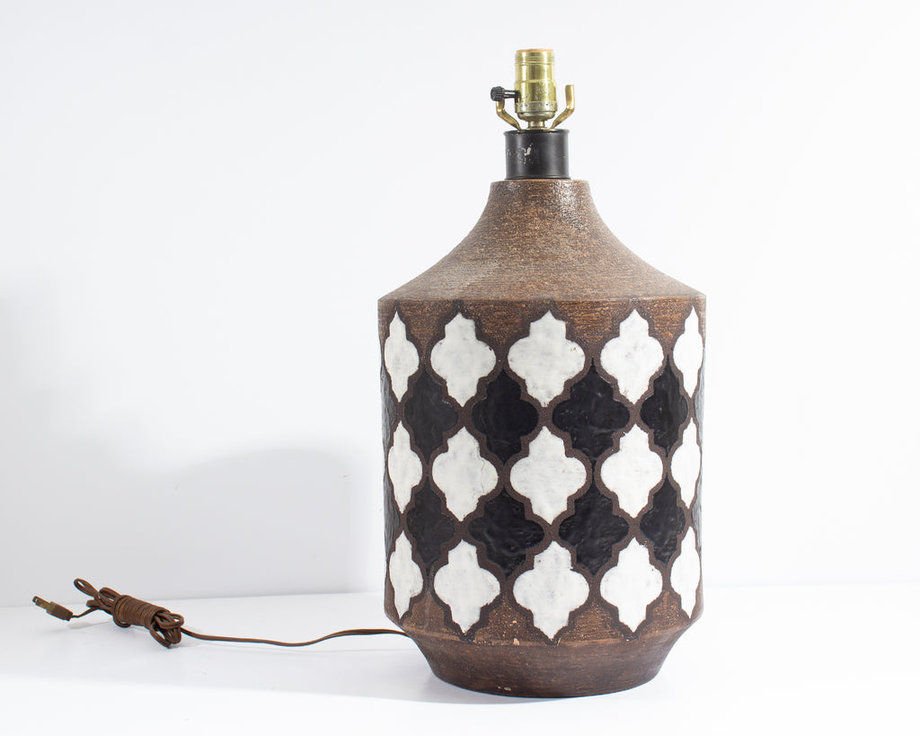 Aldo Londi Bitossi Italian Piastrelle Ceramic Table Lamp