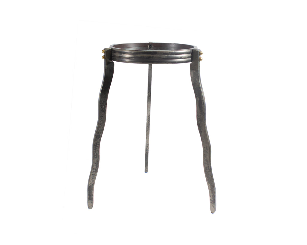 Will Stone Postmodern Metal Accent Table