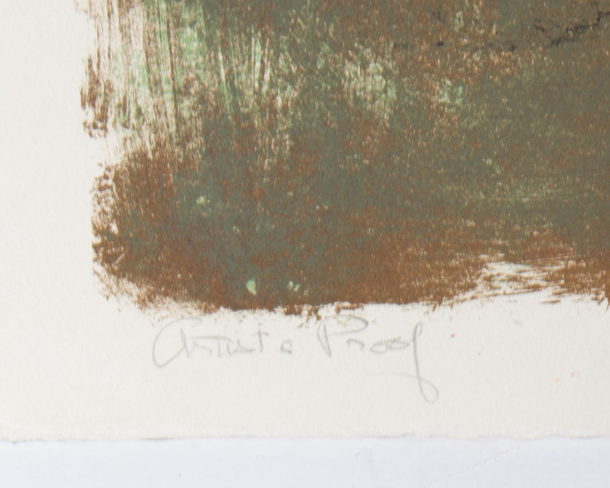 Jack Levine Signed “Blue Angel” Artist's Proof Lithograph