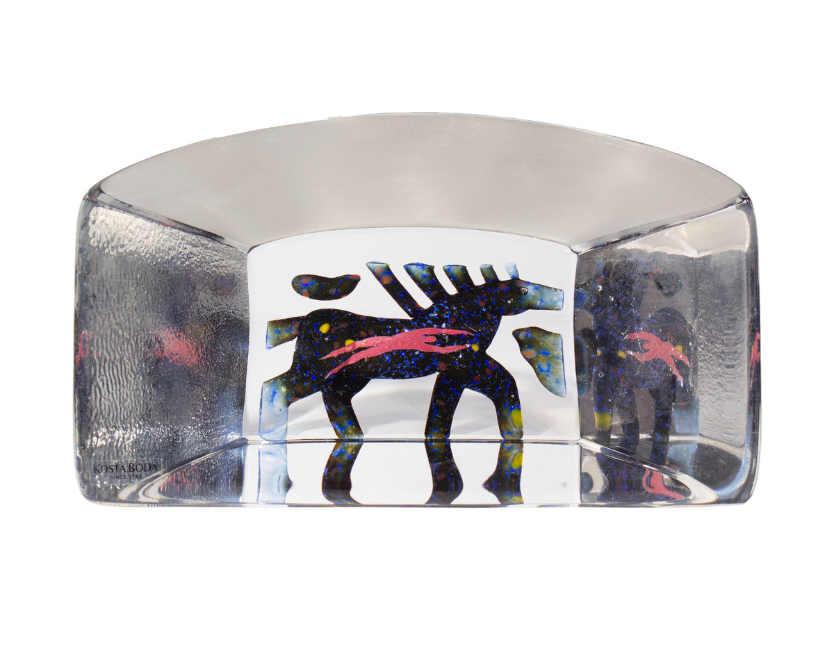 Bertil Vallien Kosta Boda “Pegasus” Viewpoints Series Sculpture