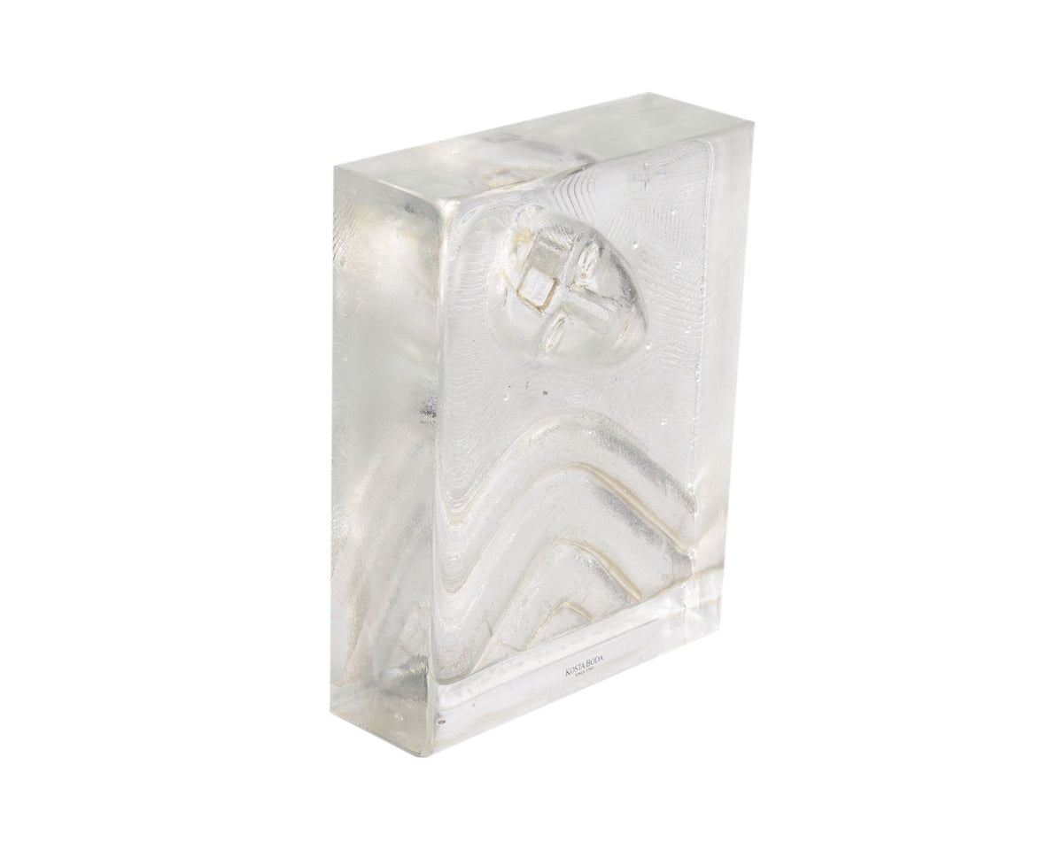 Bertil Vallien Kosta Boda Icon Eyewitness Glass Sculpture