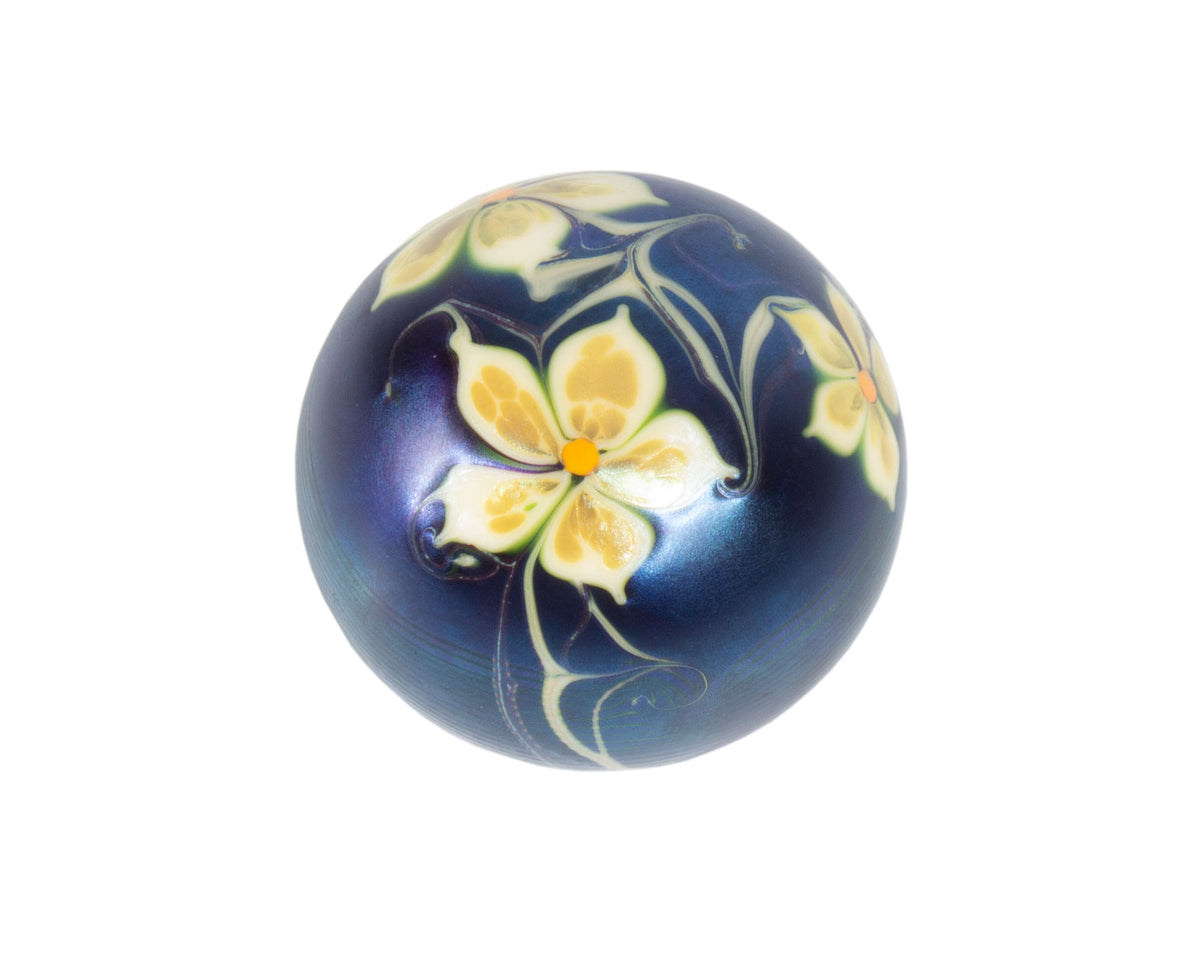 Orient & Flume 1976 Iridescent Art Glass Paperweight – Sheafer +