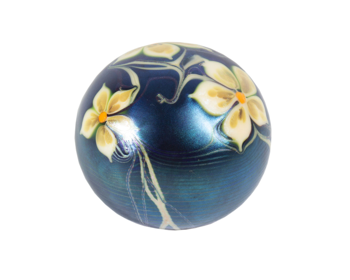 Orient & Flume 1976 Iridescent Art Glass Paperweight – Sheafer +