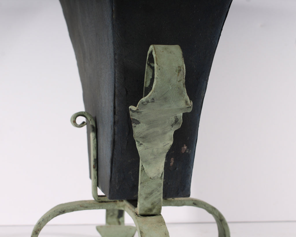 Lester Boronda Artisan Metal Vase with Stand