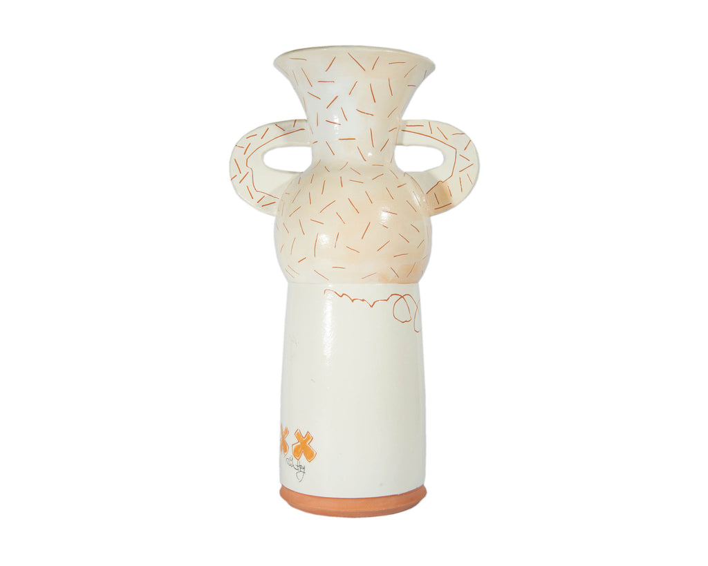 Dick Hay Signed Postmodern Studio Pottery Monumental Vase