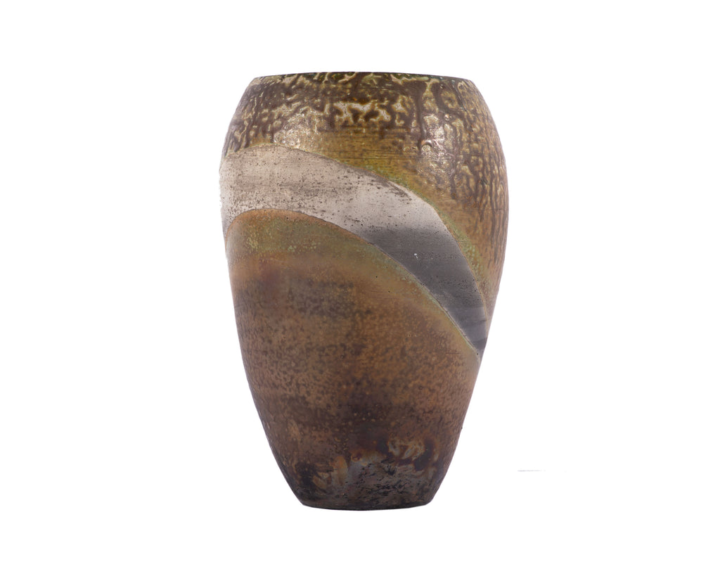 S. Harker 1993 Signed Wood Fired Studio Pottery Vase
