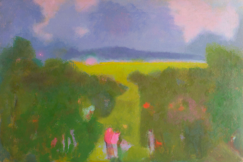 Martin Friedman Oil on Canvas Landscape Painting