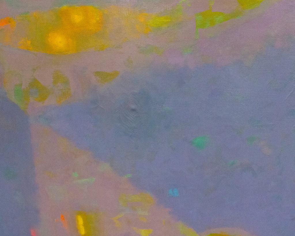 Martin Friedman Signed “Illuminated Night” Abstract Oil on Canvas Painting