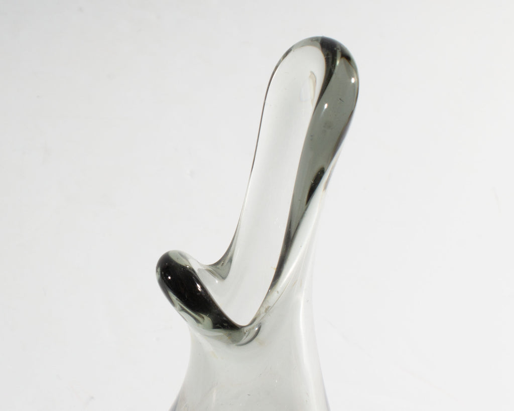 Per Lütken Holmegaard 1954 Danish Glass "Duckling" Vase