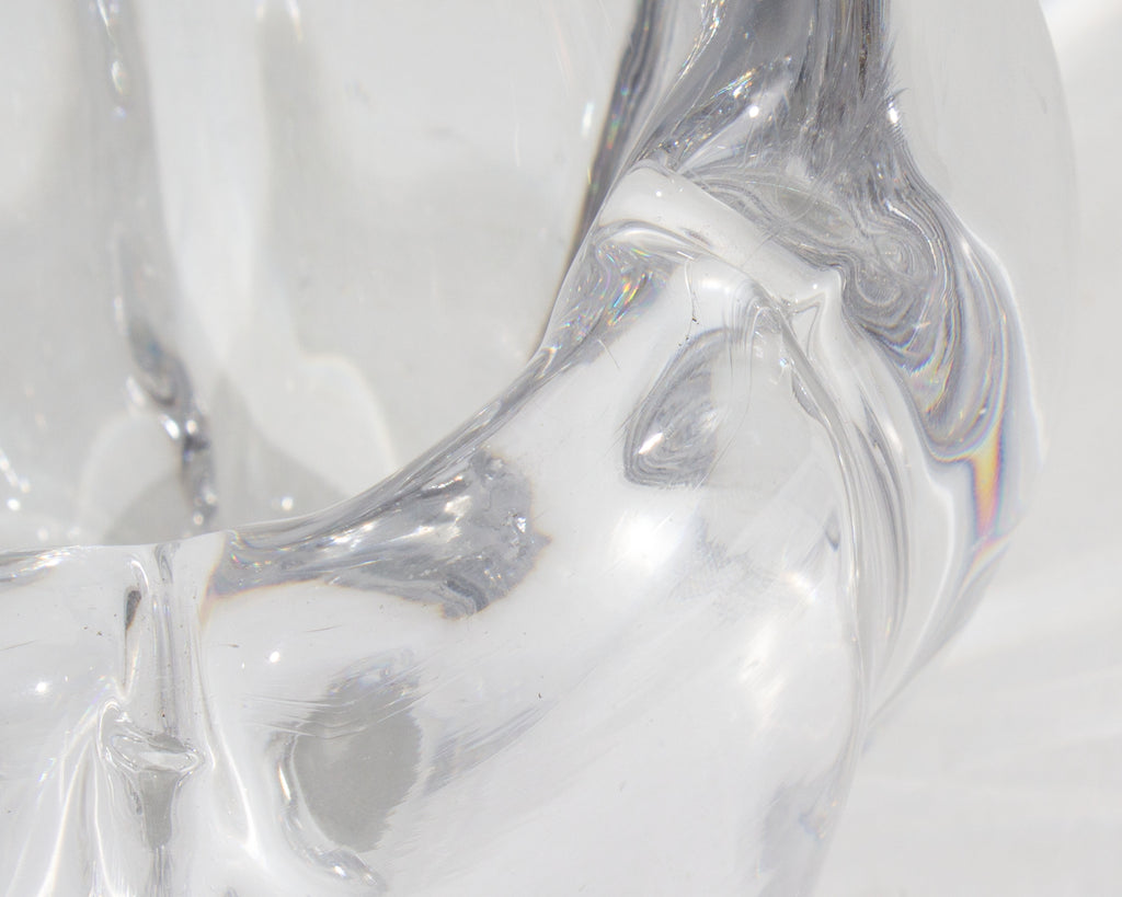 Vicke Lindstrand Orrefors Stella Polaris Crystal Vase