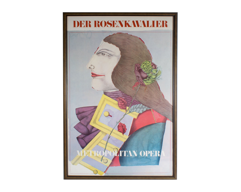 Richard Lindner 1978 “Der Rosenkavalier” Met Opera Poster