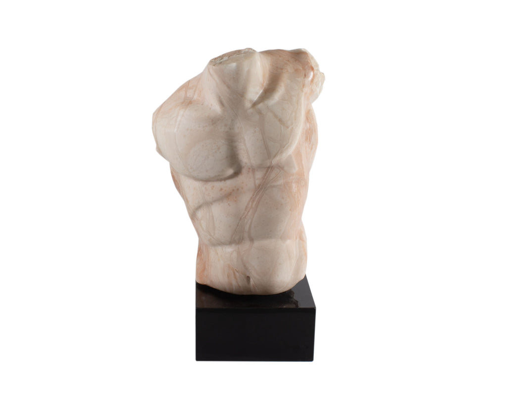 Bryan Ross Signed Stone Sculpture of a Torso