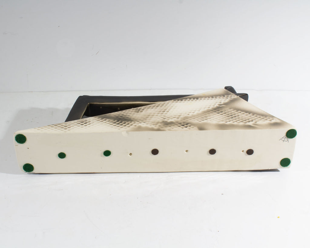 Postmodern Ceramic Hanukkiah Hanukkah Menorah