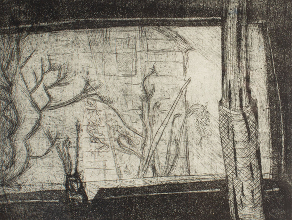 Arnold Shives Signed 1974 “Stovepipe” Limited Edition Abstract Etching