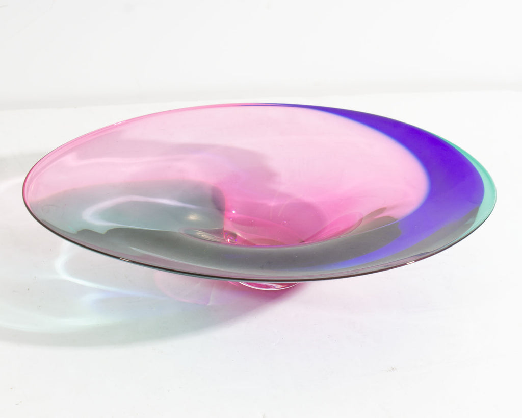 Jan Benda Signed Art Glass Bowl