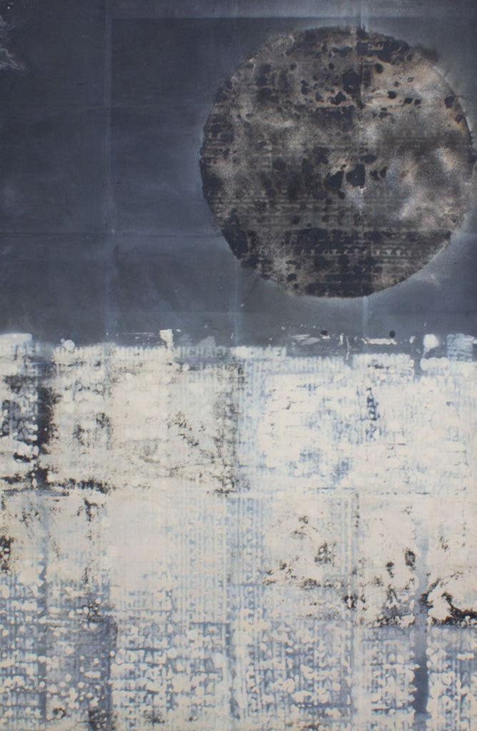 Michael Baum Abstract Mixed Media Painting