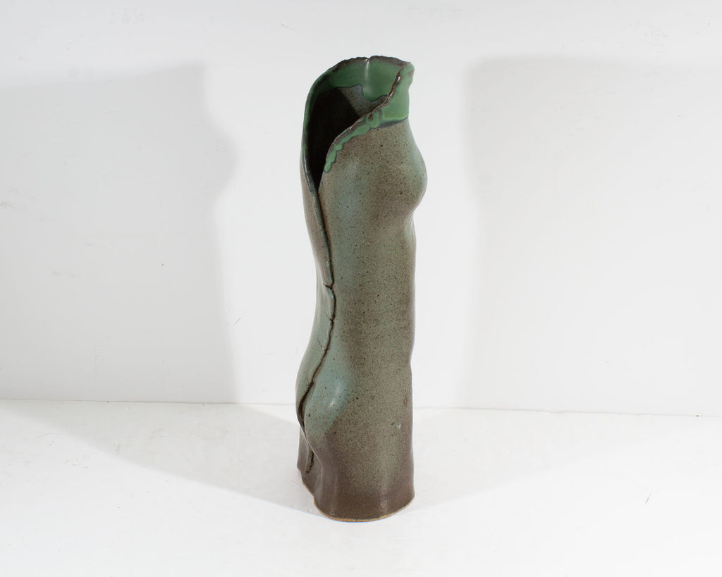 Donna Stauffer Signed 1996 “Woman: Torso III” Pottery Sculpture