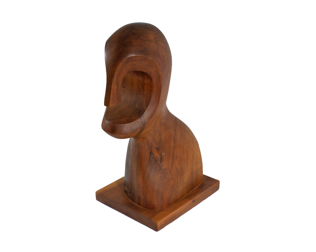 Endre Vitez Signed “The Spartan” Wood Sculpture