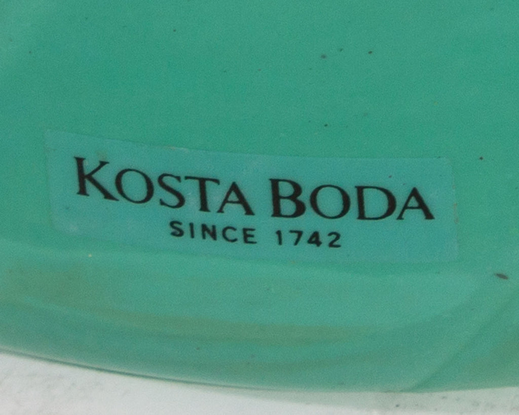 Anne Ehrner Kosta Boda “Primavera” Green Glass Vase