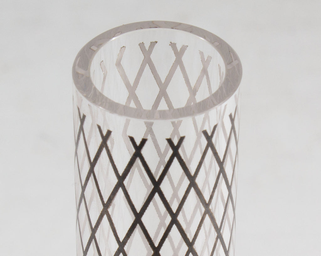 Marco Susani Sottsass Associates HWC Egizia Glass Overlay Vase