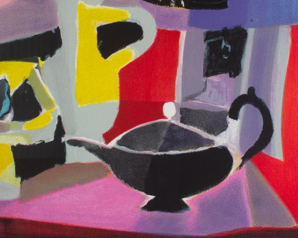 Marcel Mouly Signed Limited Edition Abstract Still Life Lithograph