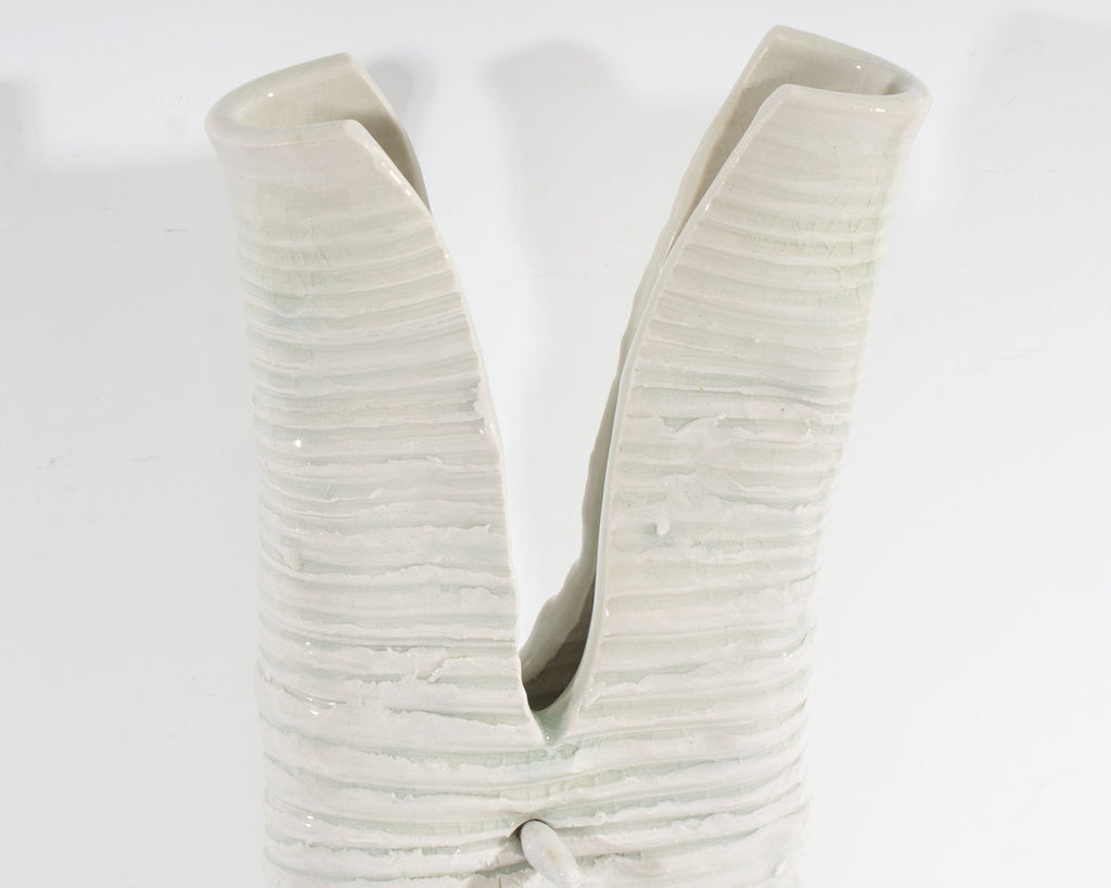 June Skowronski Onesti Signed Studio Pottery Sculptural Vase