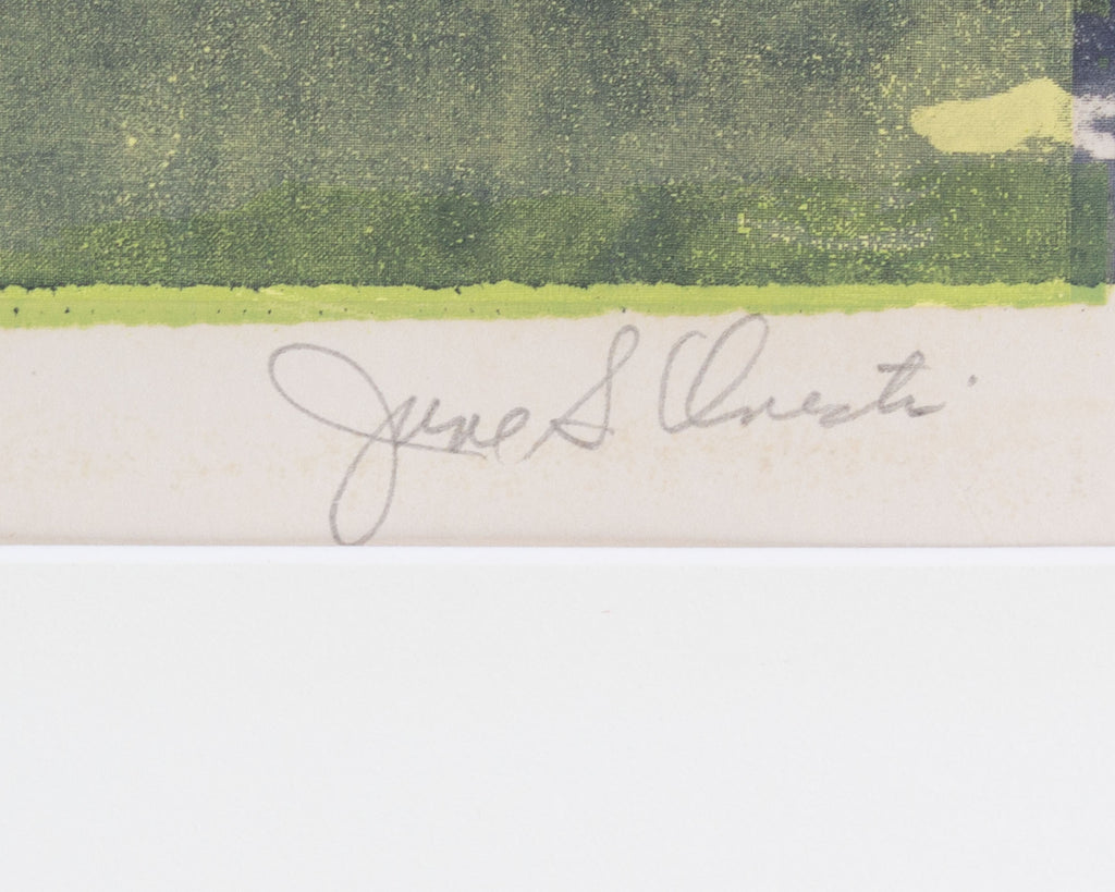 June Skowronski Onesti Signed Limited Edition Abstract Serigraph