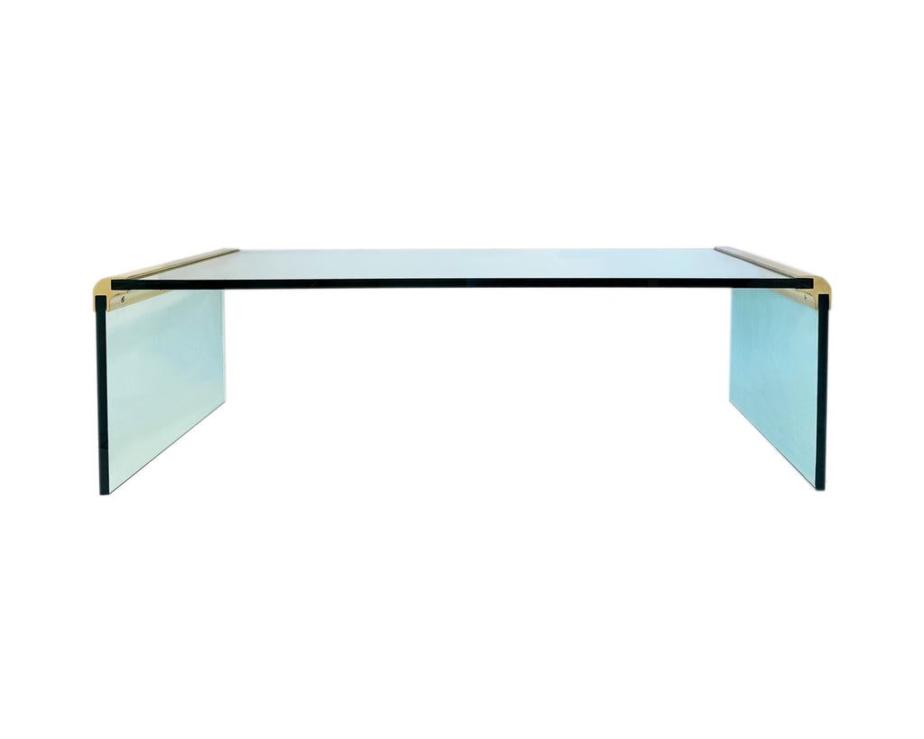 Pace Style Waterfall Glass Coffee Table