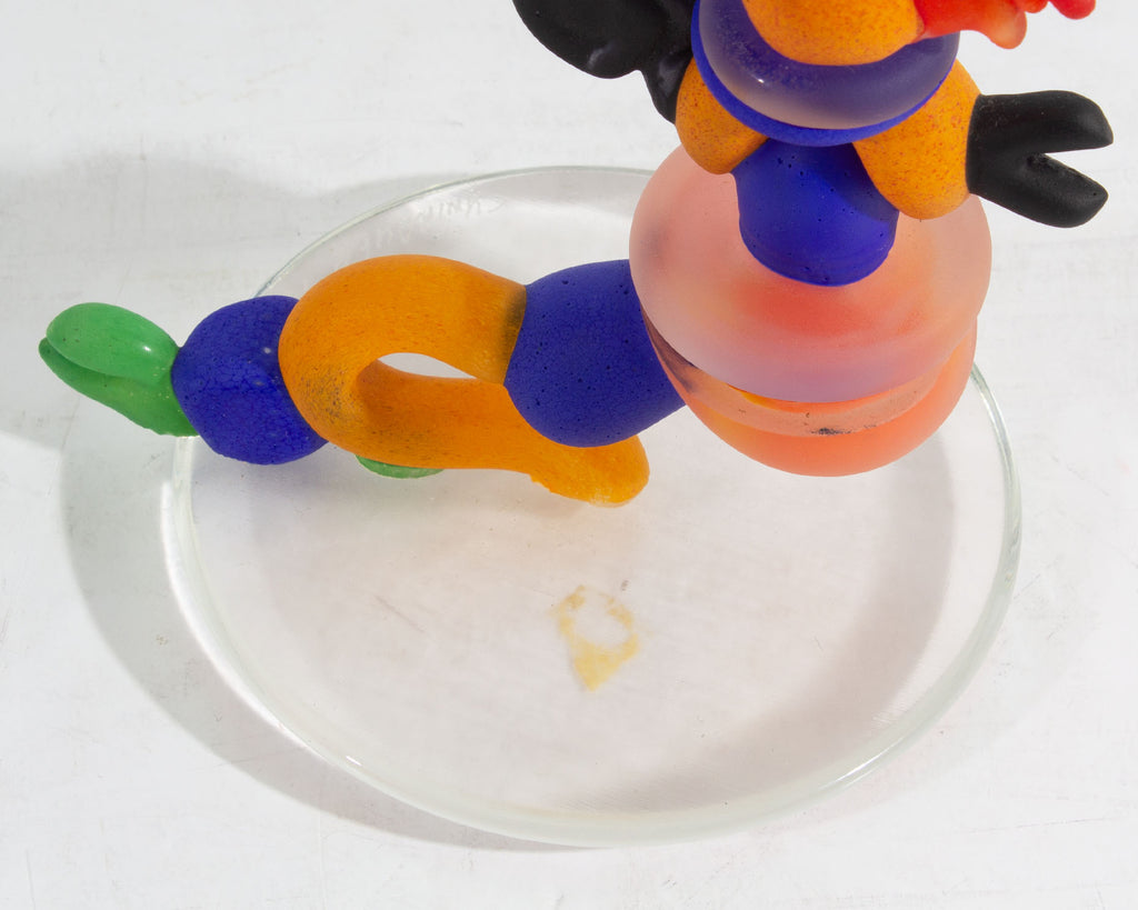Guy Untrauer Signed 1998 Postmodern Art Glass Sculpture