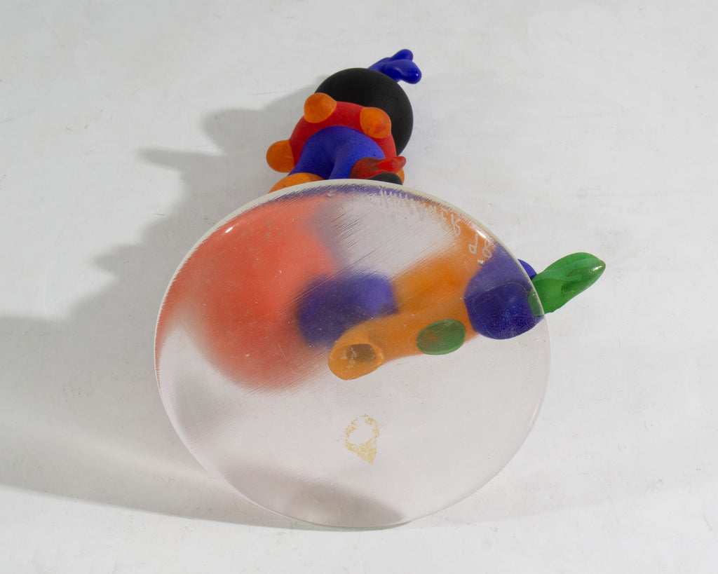 Guy Untrauer Signed 1998 Postmodern Art Glass Sculpture