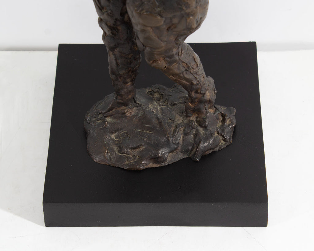 Abstract 1950 Brutalist Bronze Sculpture Attributed to Richard Arfsten