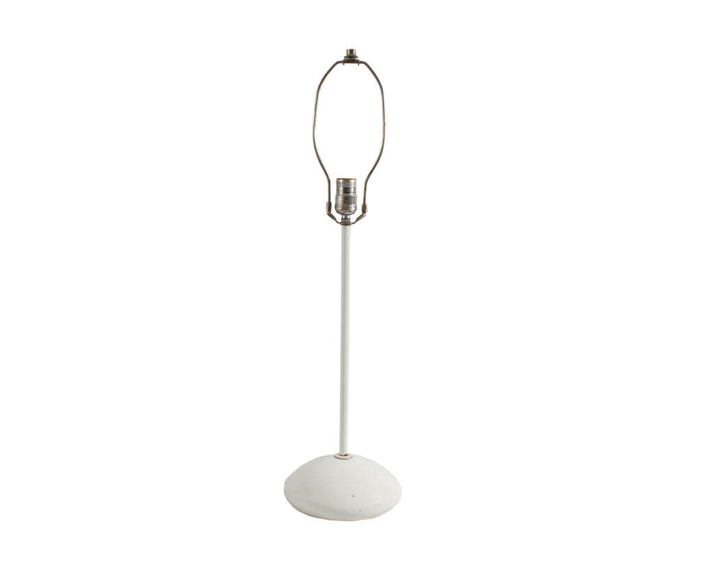Robert Sonneman White Enamel Table Lamp
