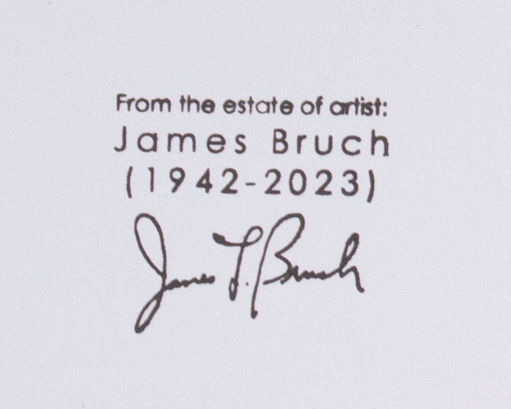 James Bruch Abstract Mixed Media Painting