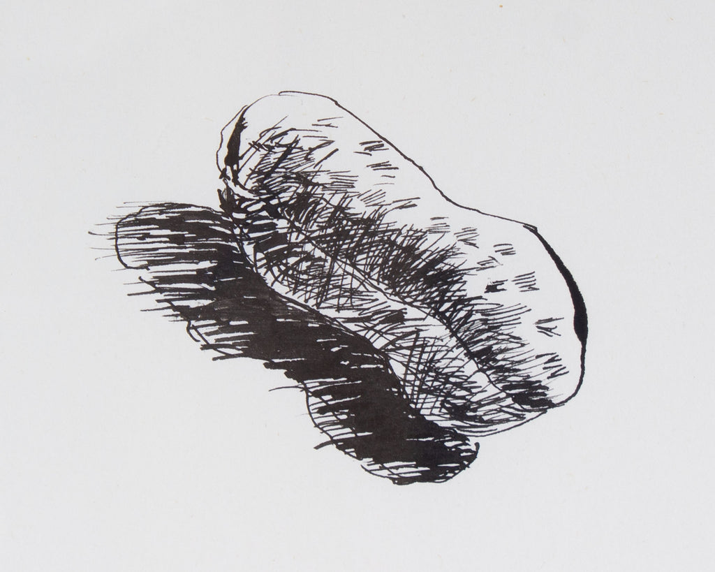 James L. Bruch 1969 “Peanut!” Ink Drawing
