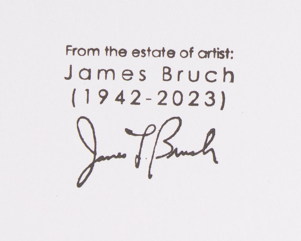 James L. Bruch 1969 “Peanut!” Ink Drawing