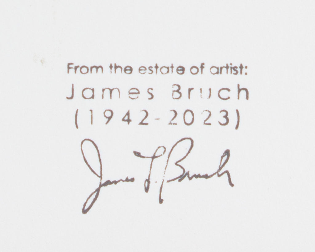 James L. Bruch Abstract Mixed Media Painting