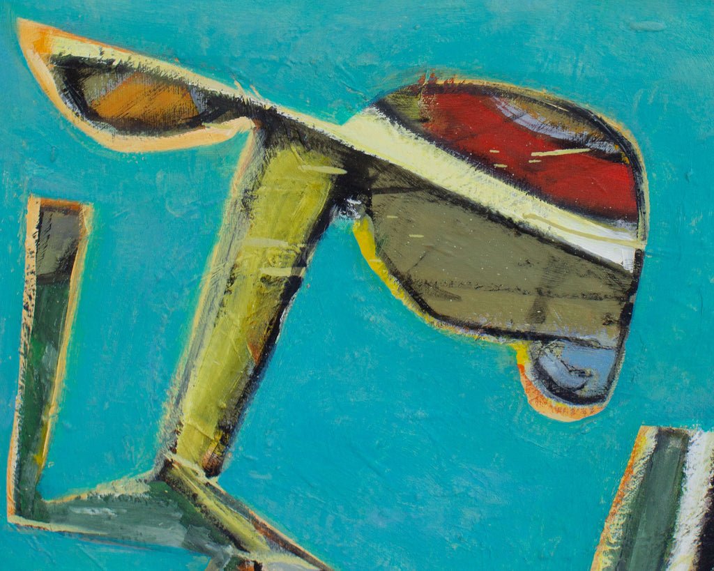 Abstract Oil on Canvas Painting by James L. Bruch