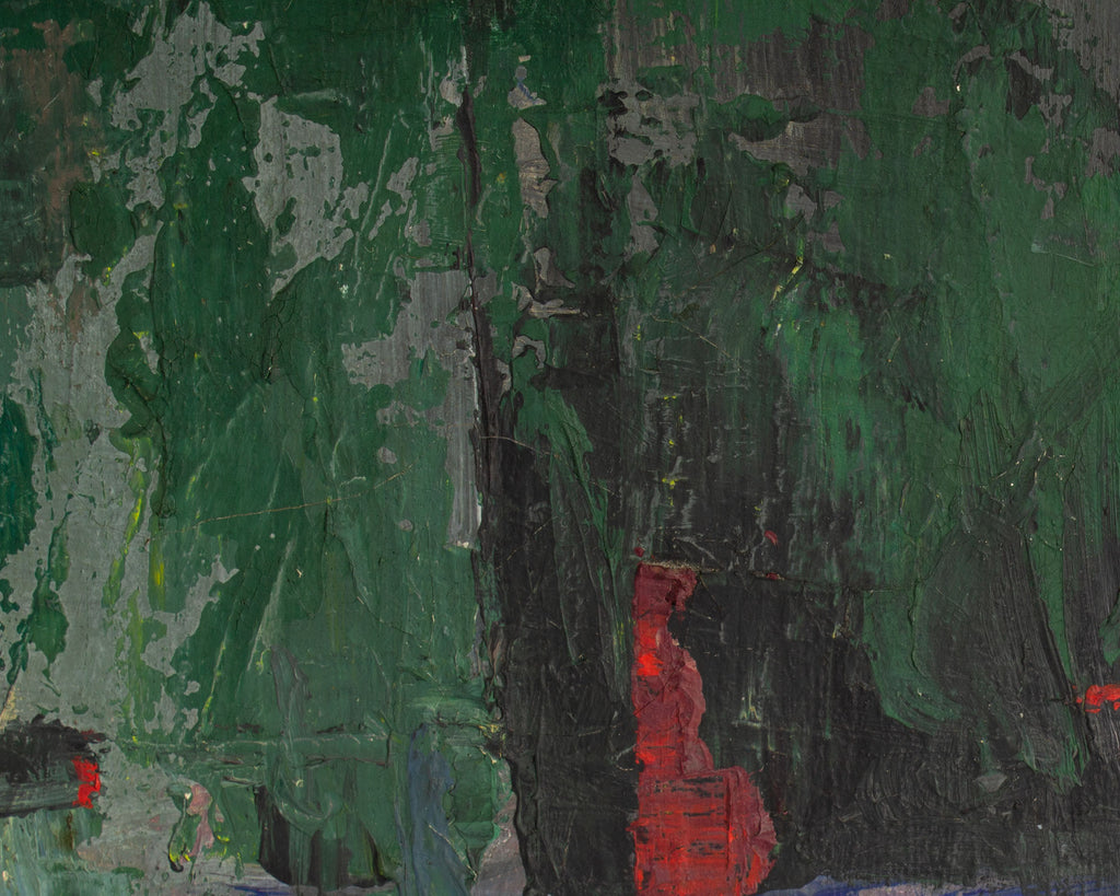 Hugo J. Pieper Signed “Dusk III” Oil on Canvas Abstract Painting