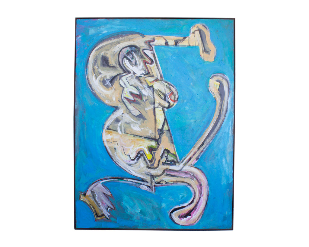 James L. Bruch Abstract Oil on Canvas Painting