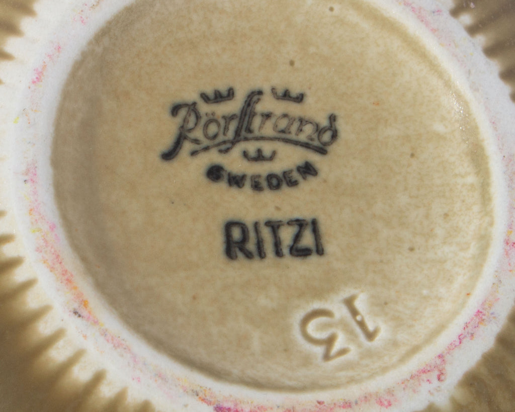 Gunnar Nylund 1960s Rörstrand “Ritzi” Model 12 Ceramic Vase