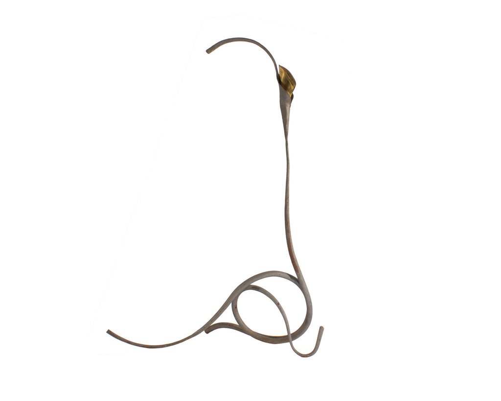 Jack Brubaker Metal Calla Lily Candleholder