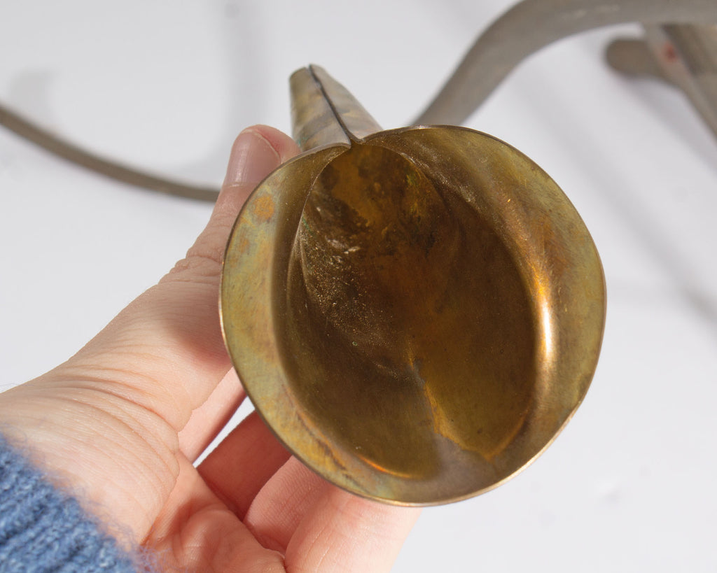 Jack Brubaker Metal Calla Lily Candleholder