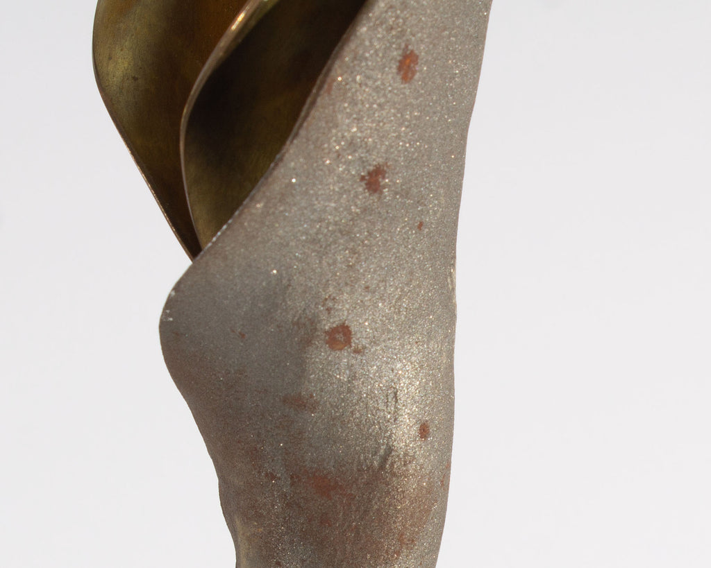 Jack Brubaker Metal Calla Lily Candleholder