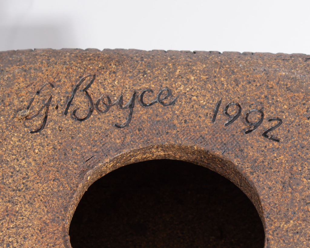 Gerald G. Boyce Signed 1992 Studio Pottery Lidded Vessel