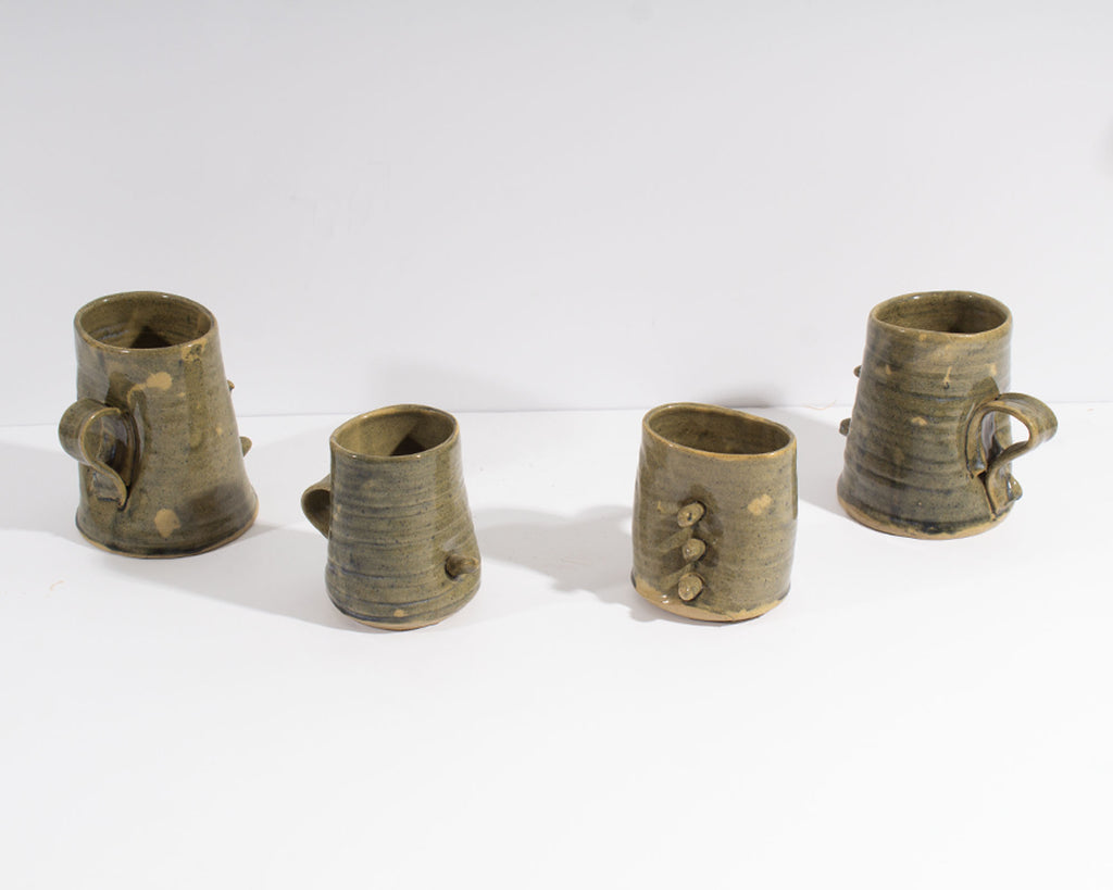 June Skowronski Onesti Studio Pottery Mugs