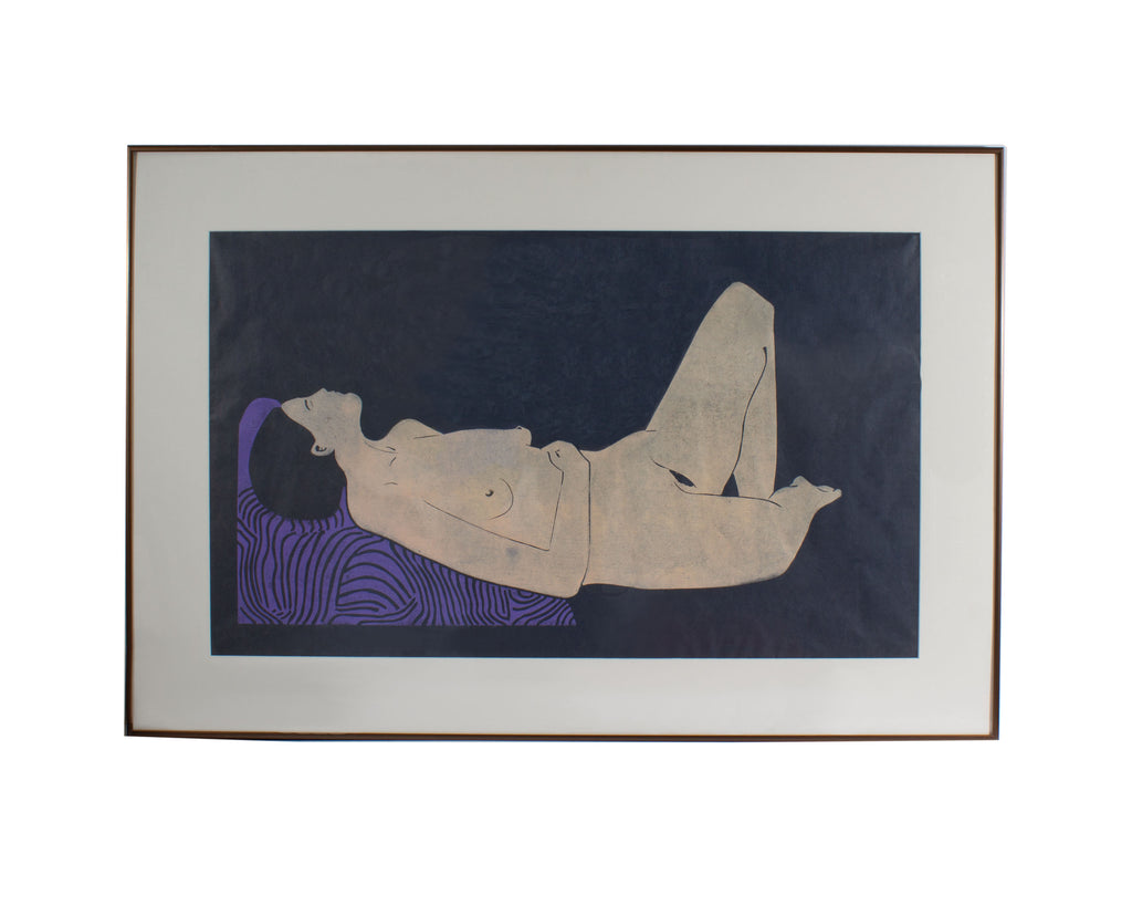 Doug DeLind Signed “Nude” Limited Edition Relief Print
