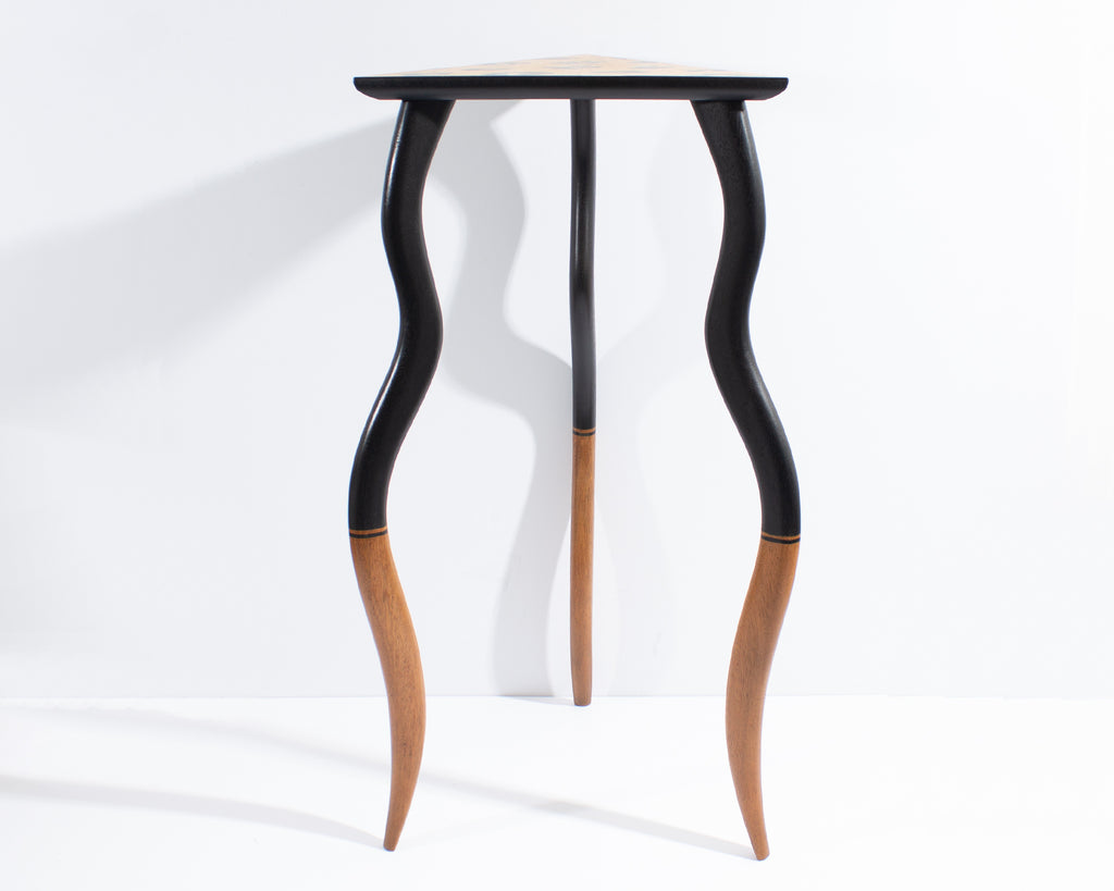 Bob Trotman "Dancing Table" Postmodern Wooden Accent Table